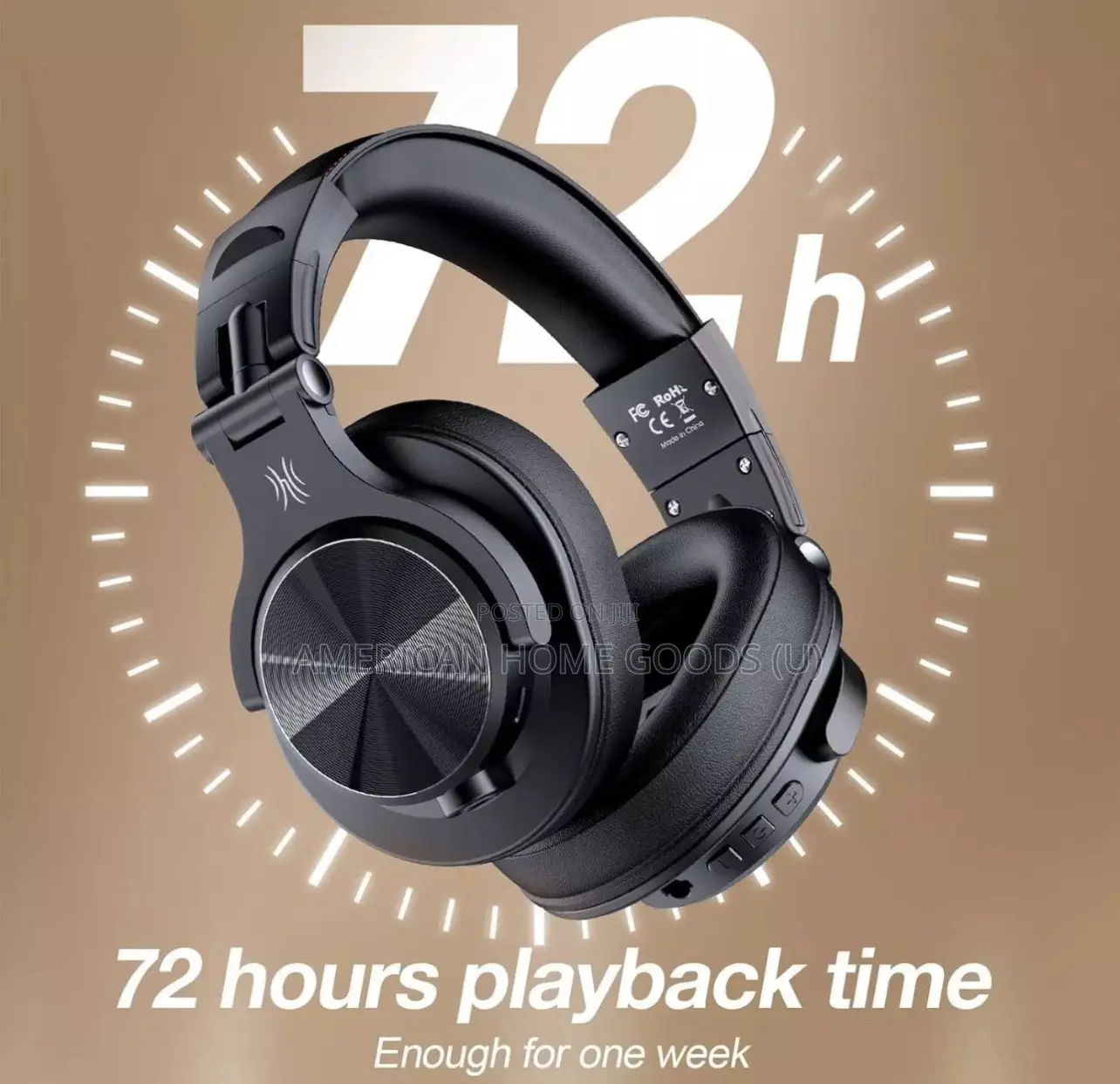 Oneodio A70 Bluetooth Headphones, Wireless Headphones W/72hr