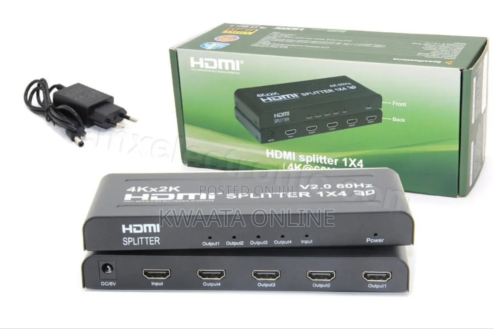 Hdmi Splitter 3d 1080p Full Hd for Hdtv, Stb, Ps3 Etc