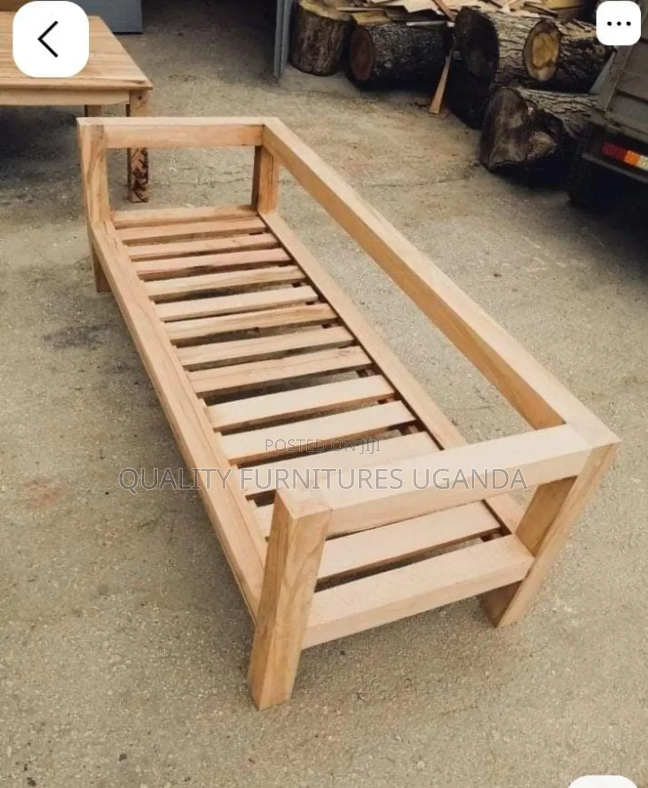 3 Seater Wooden Chair