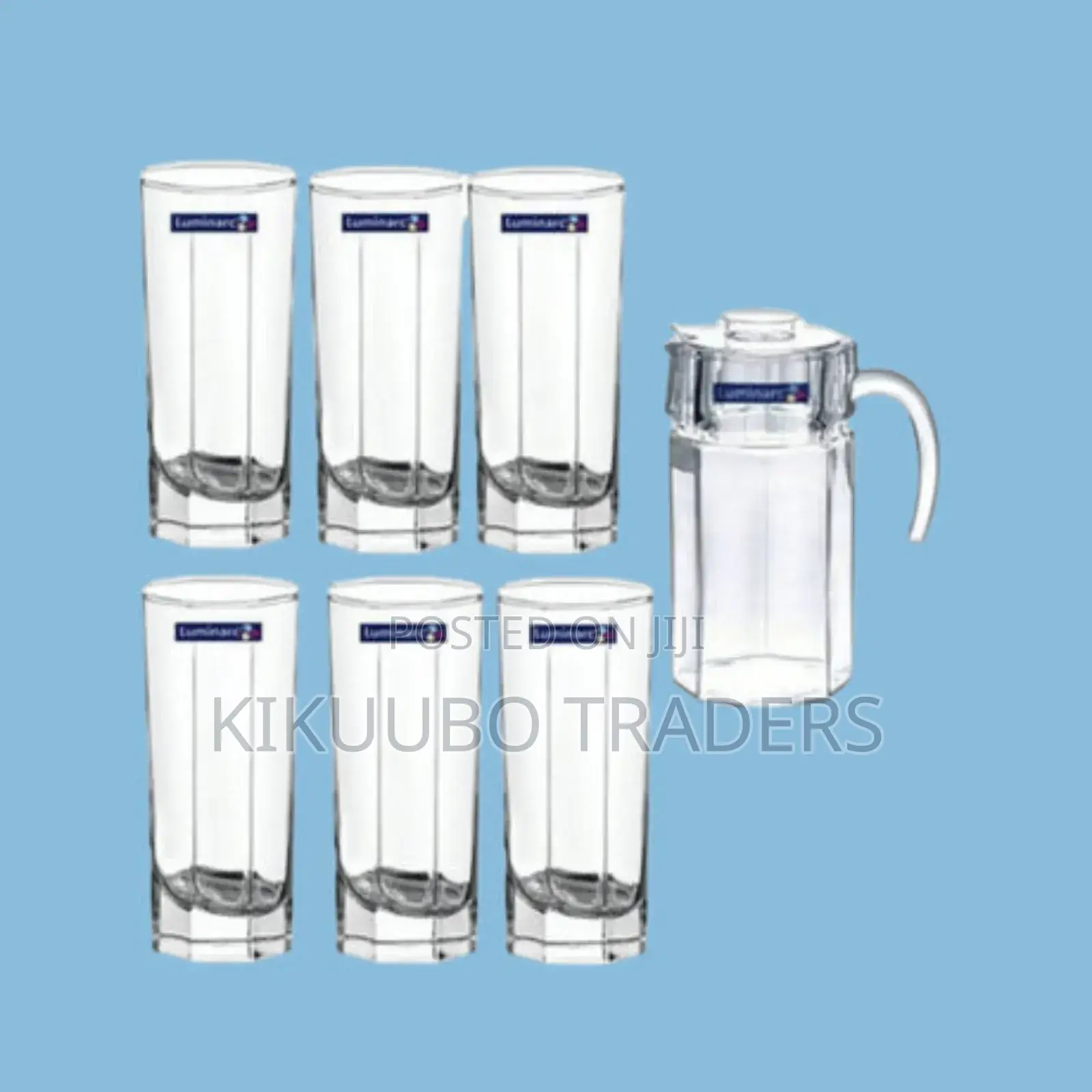 Luminar 1 Jug and 6 Glasses