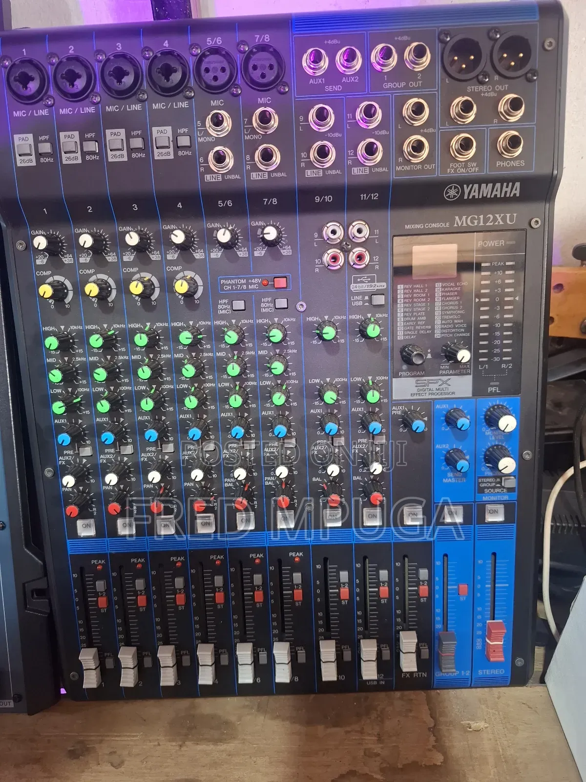 Yamaha Mixer Mg 12 Xu