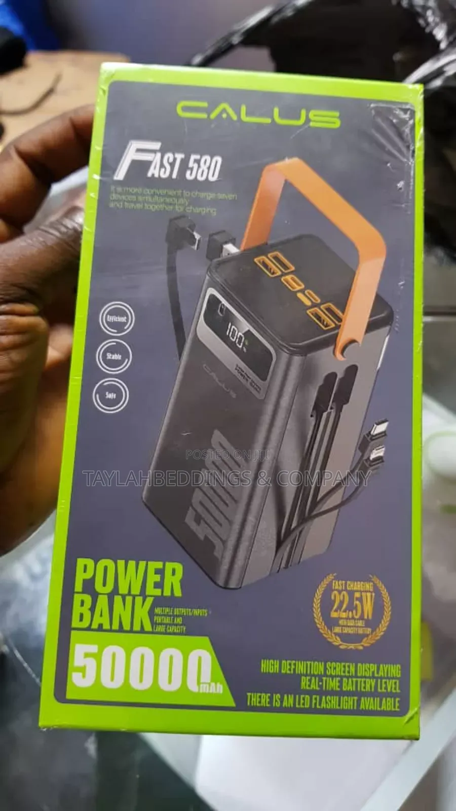 50000mah High Capacity Power Bank 22.5w Fast Charge Portable