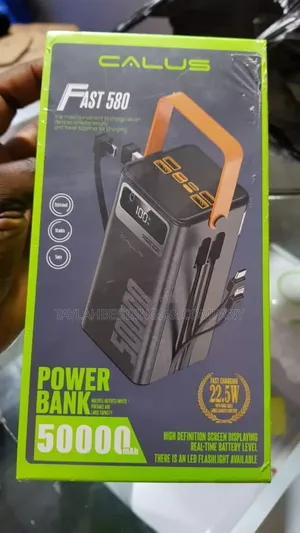 50000mah High Capacity Power Bank 22.5w Fast Charge Portable