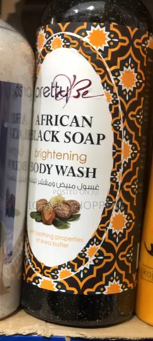 Photo - Pretty Be African Black Soap Brightening Body Wash".