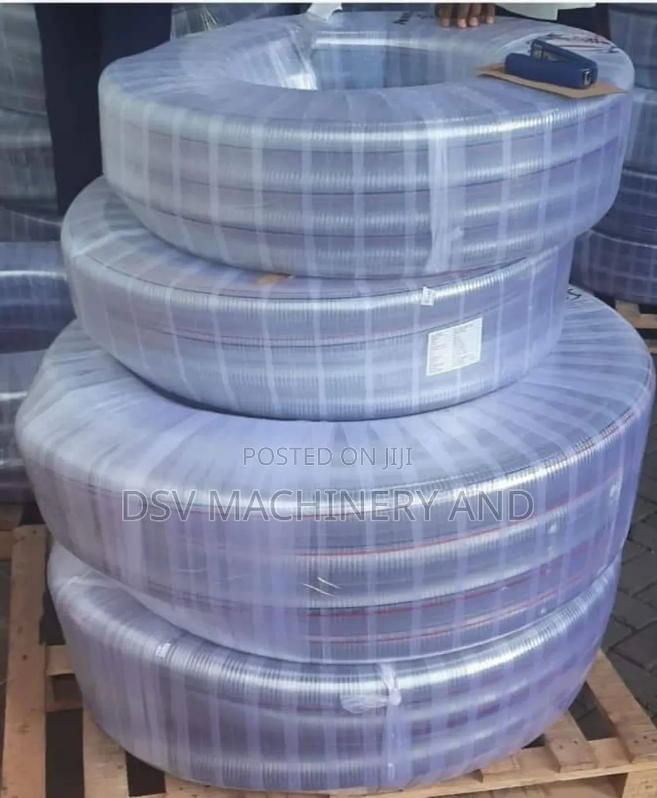 Two Inches Reinforced 50 Metres Suction Pipe