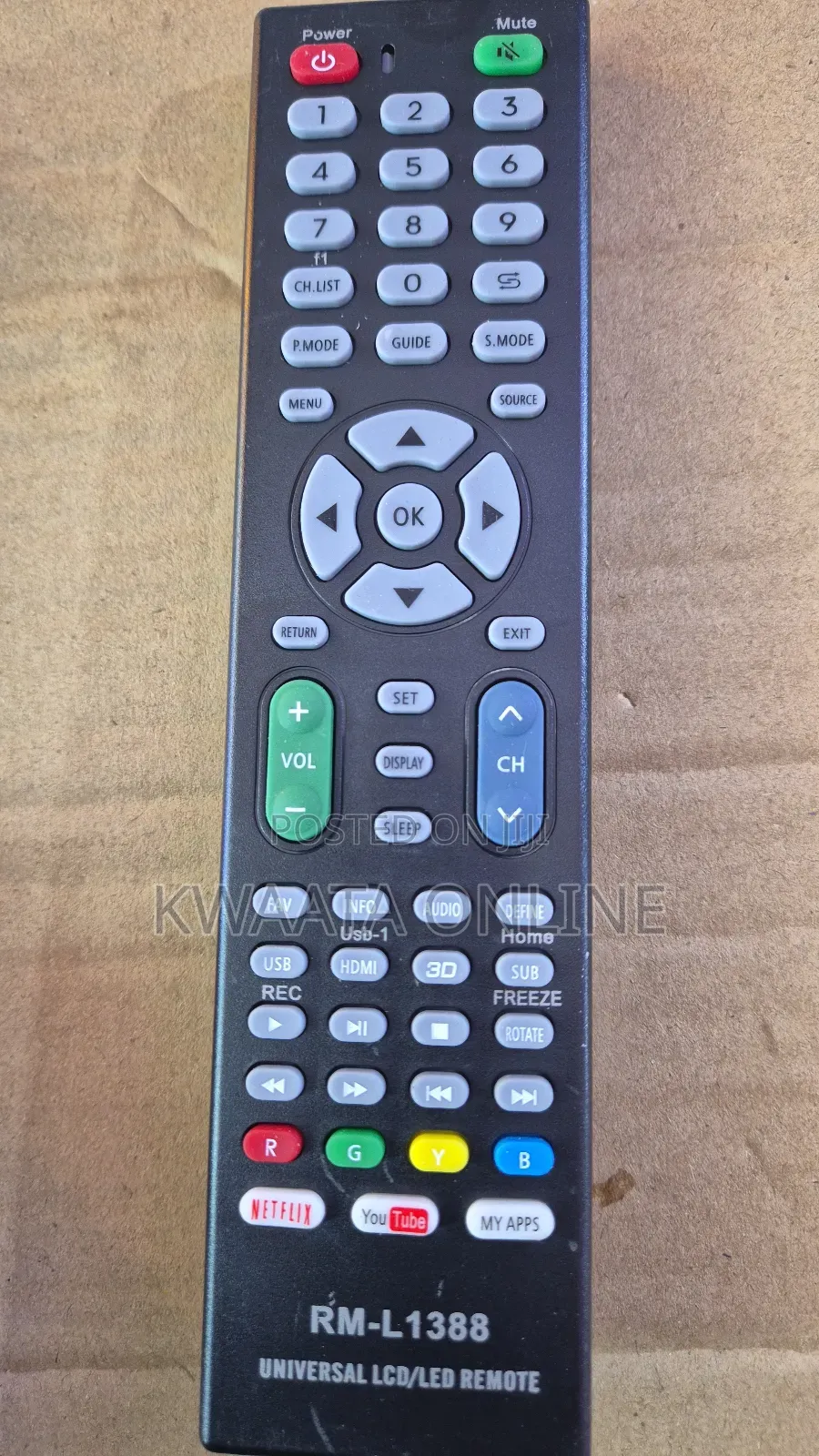 Universal Remote Control Lcd/Led Tv Rm-l1388