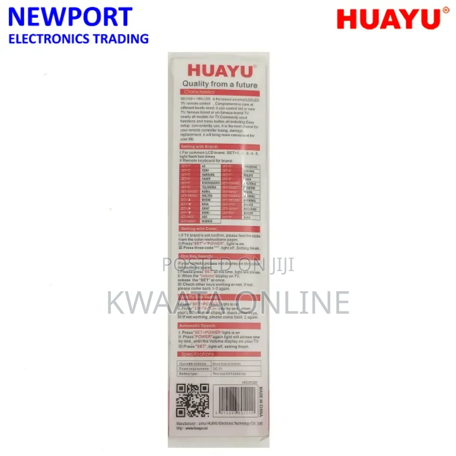 Universal Remote Control Lcd/Led Tv Rm-l1388