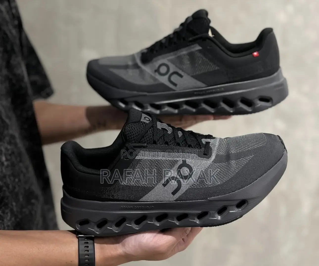 Original Men’S Black On Cloudsurfer Next Running Sneakers