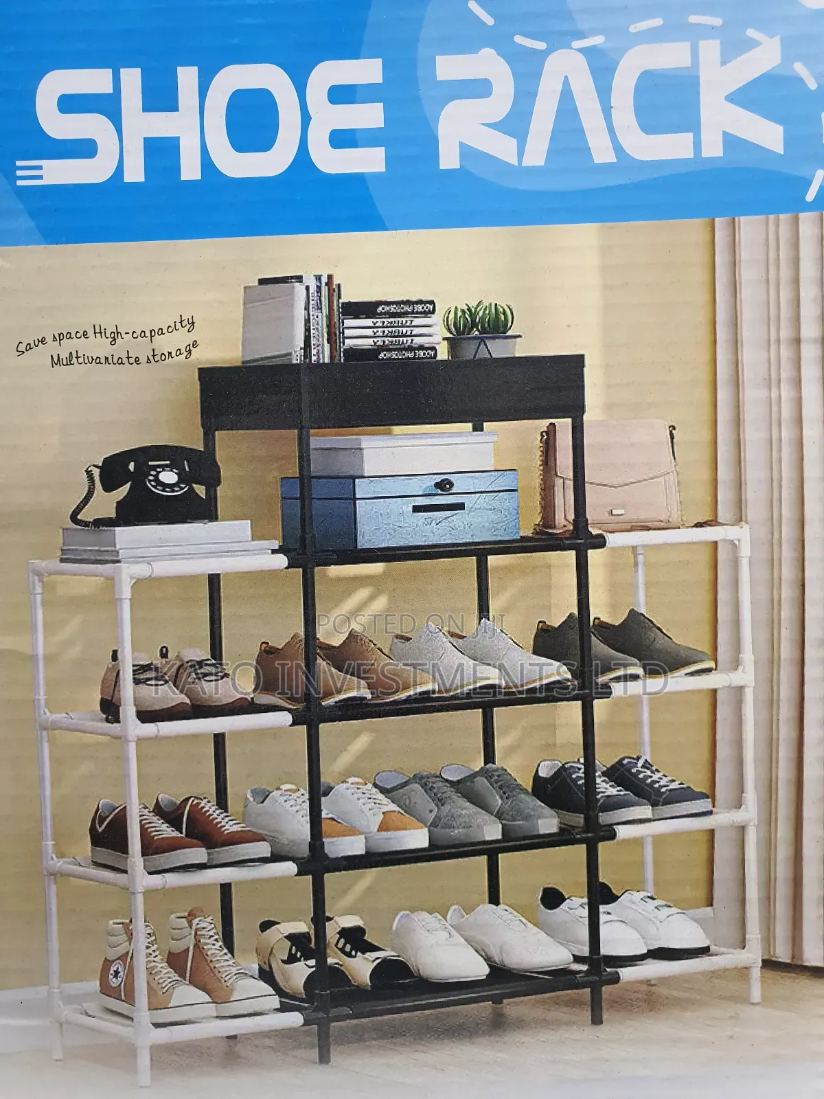 Wide 5th Shoe Rack