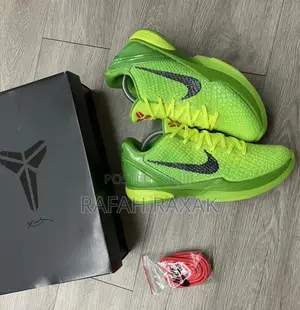 Men’S Light Green Nike Kobe 6 Protro Grinch Basketball Shoes