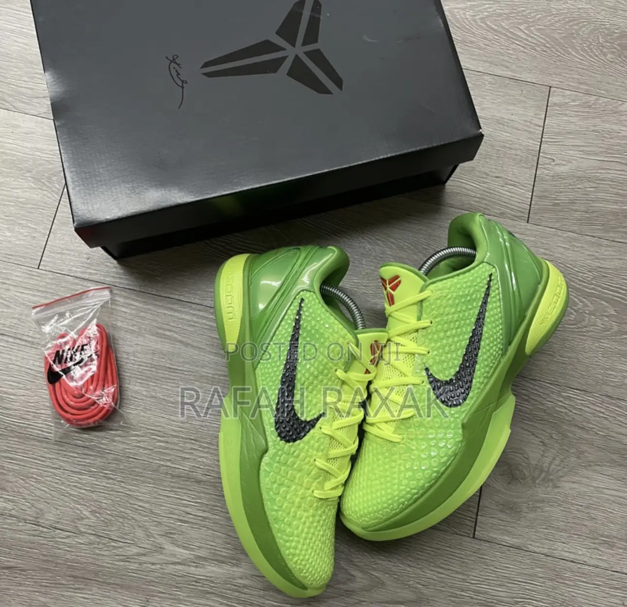 Men’S Light Green Nike Kobe 6 Protro Grinch Basketball Shoes