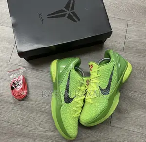 Men’S Light Green Nike Kobe 6 Protro Grinch Basketball Shoes