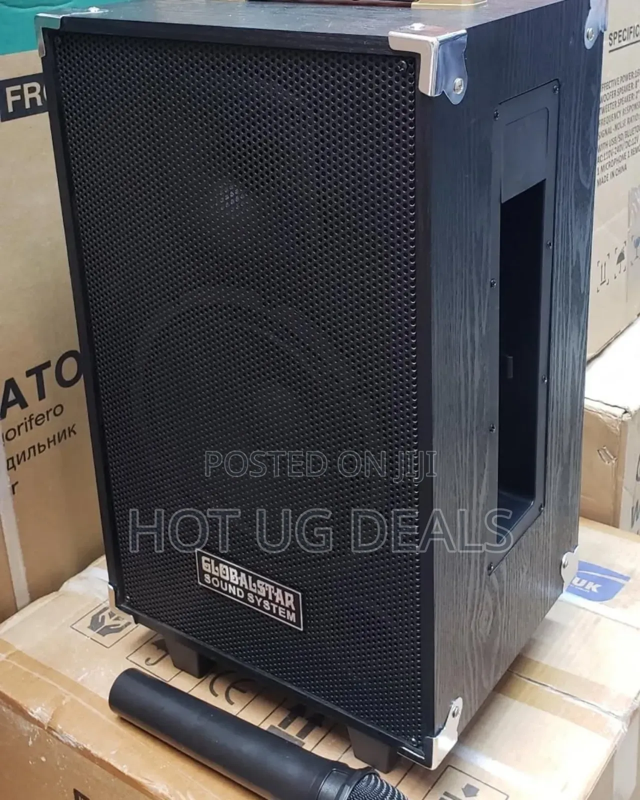 Globalstar Rechargeable Portable Bluetooth Karaoke Speaker