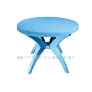 Plastic Mukwano Table Round Plastic Mukwano Table