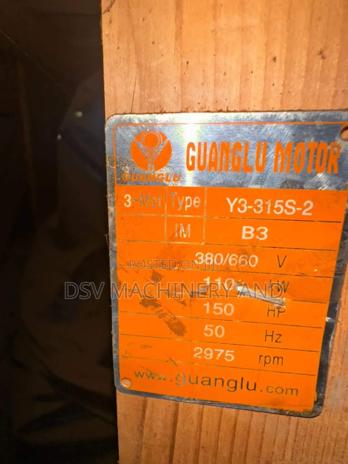 150hp/110kw Three Phase Motor High Speed