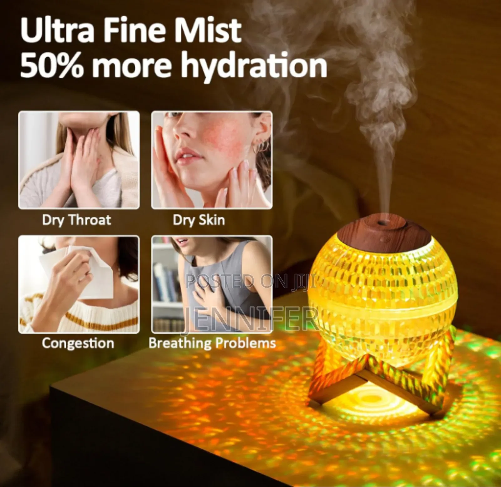 Crystal Ball 350ml RGB Essential Oil Diffuser