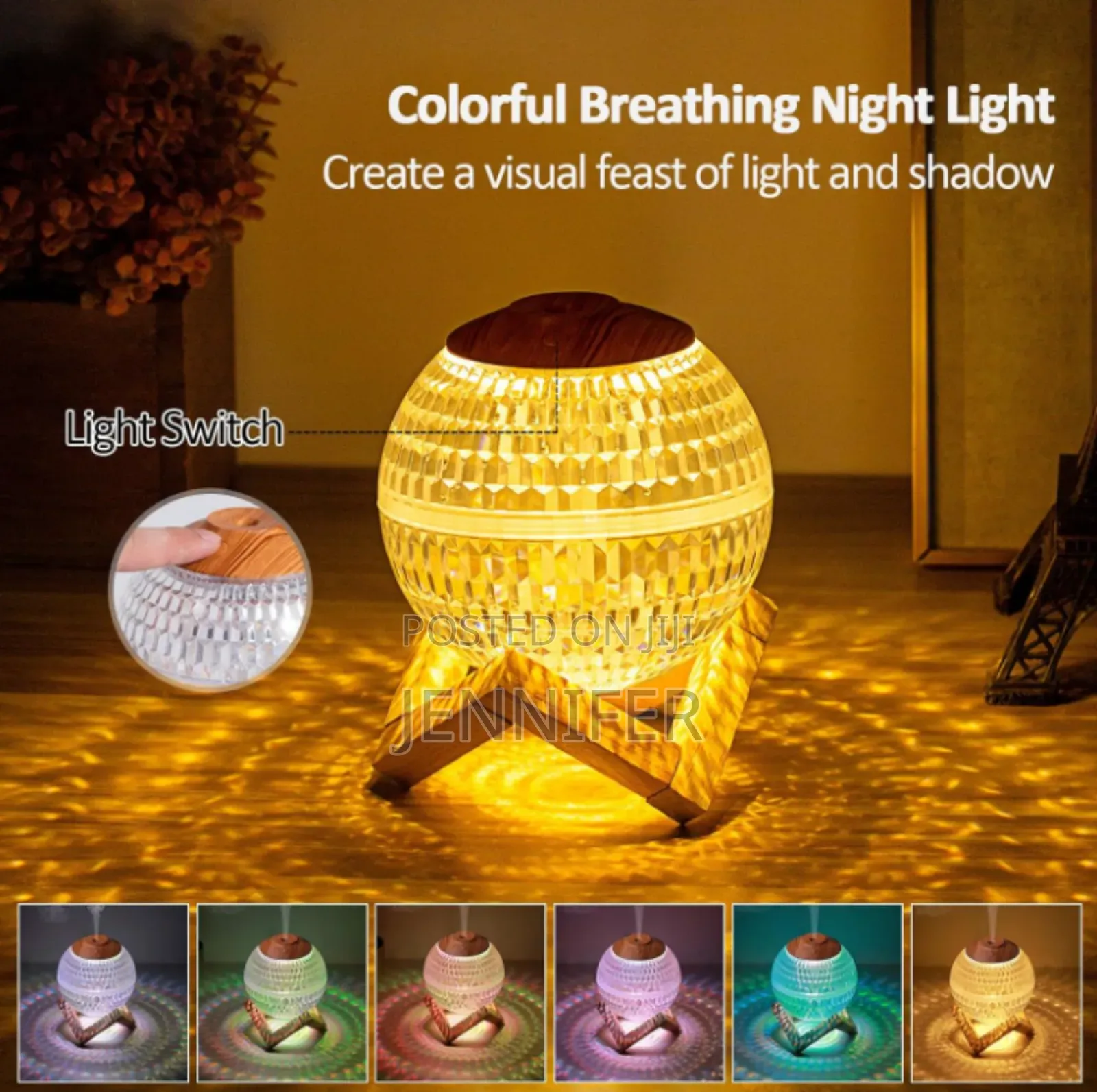 Crystal Ball 350ml RGB Essential Oil Diffuser