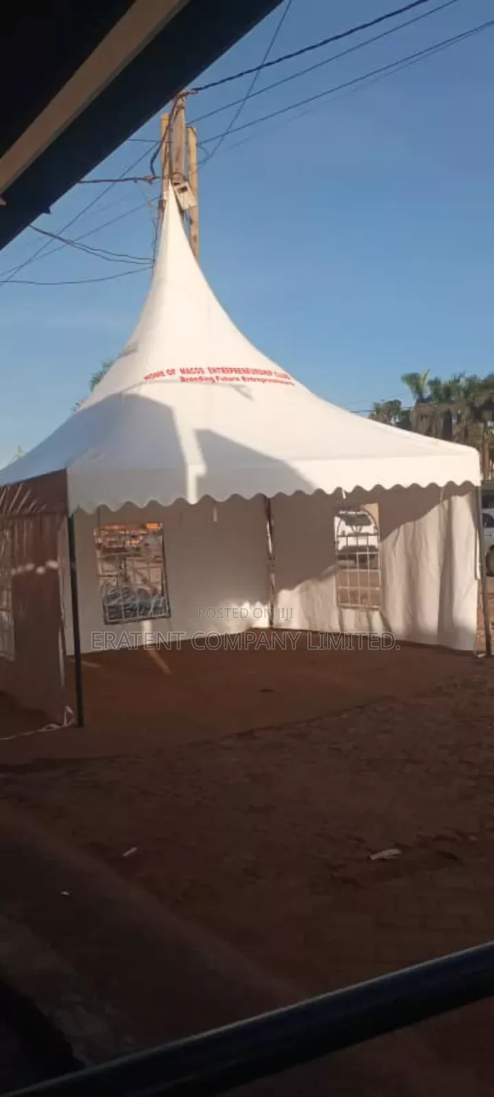 50seater Tent Covering Three Side Covers in Strong Material