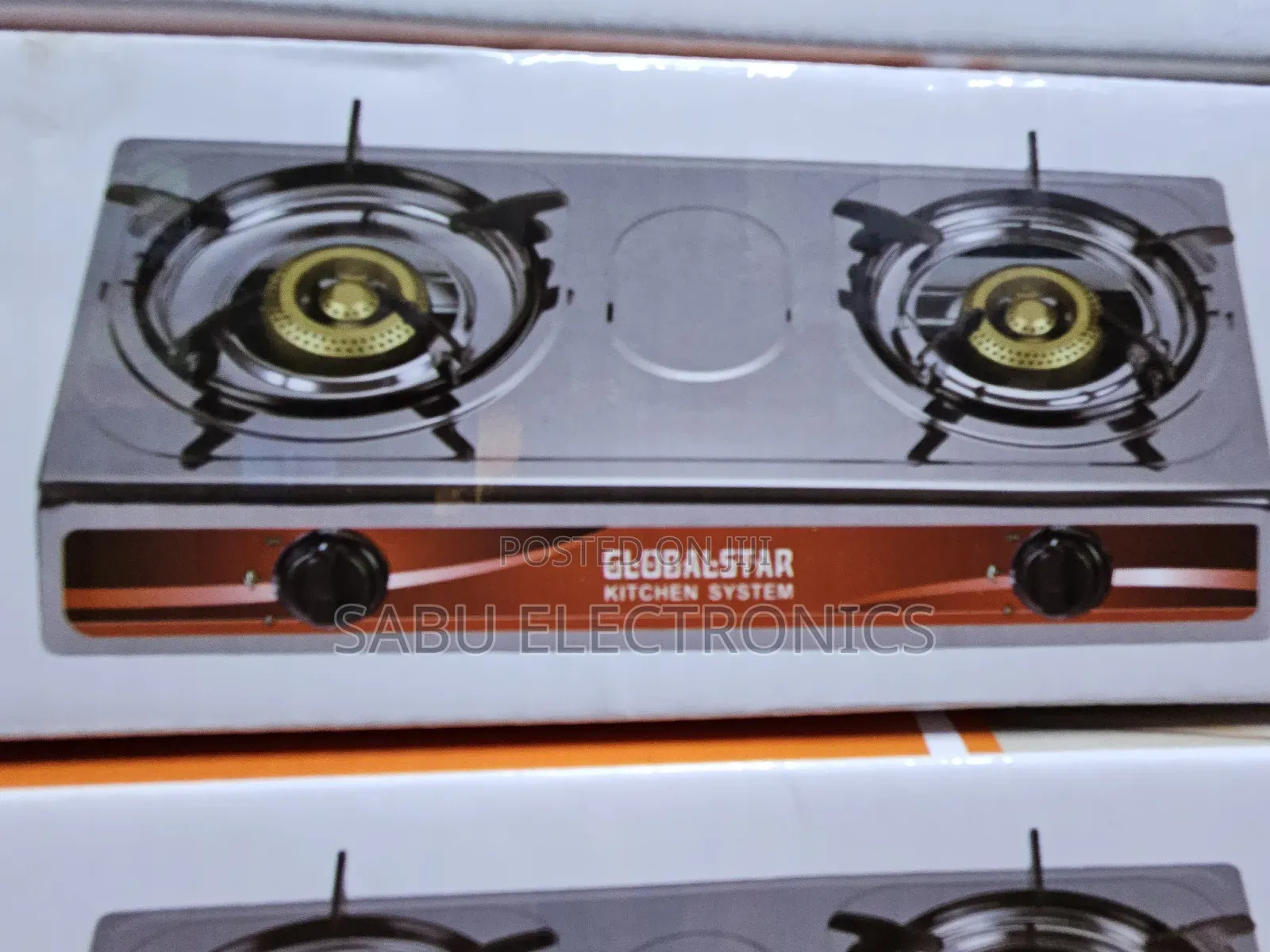 Globalstar Double Gas Stove –Stainless Steel Manual Ignition