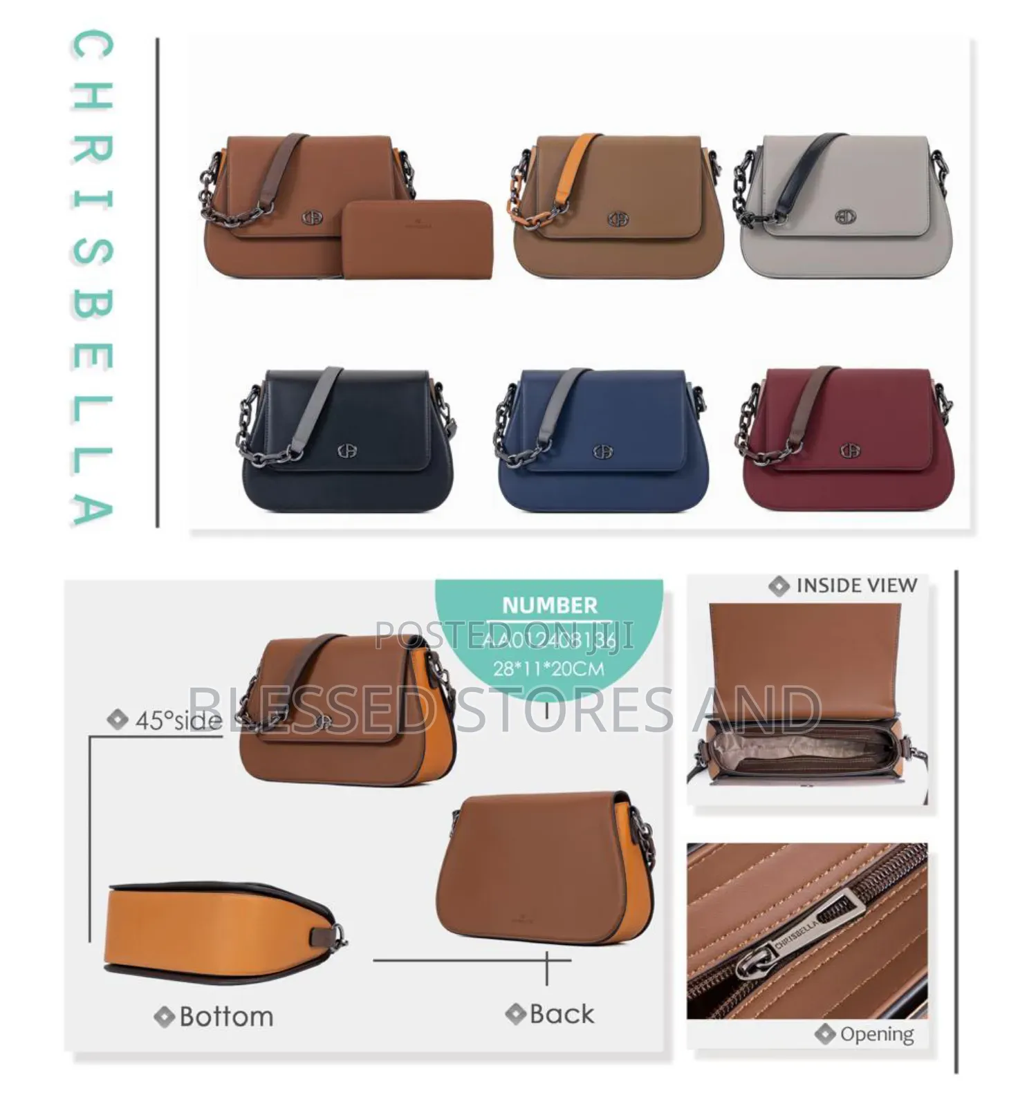 Chrisbella 2piece Hand Bag