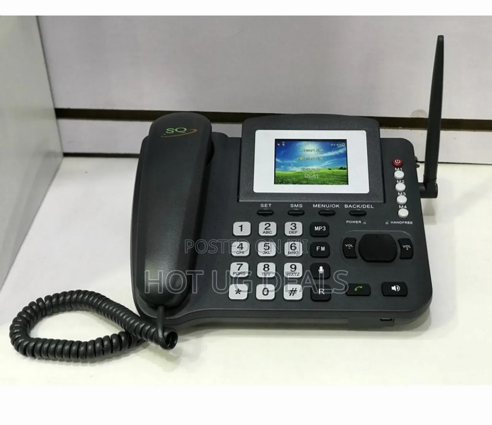 Sq Mobile Dual Landline  With Fm, Sms, Mp3, Record Function