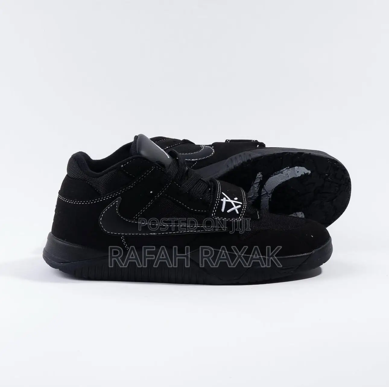 Men’S Black Air Jordan Jumpman Jack X Travis Scott Sneakers