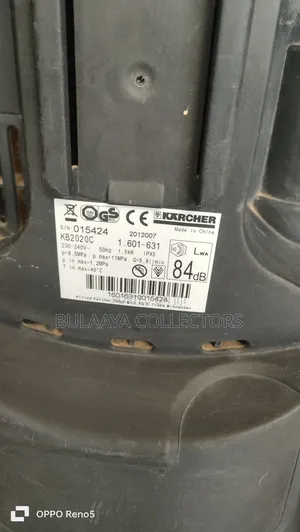 Uk Used Faulty Karcher Kb2020, Selling Motor