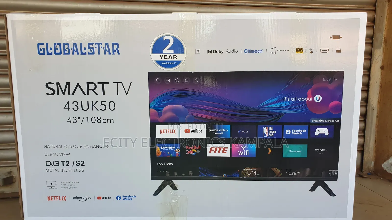 43" Globalstar Smart