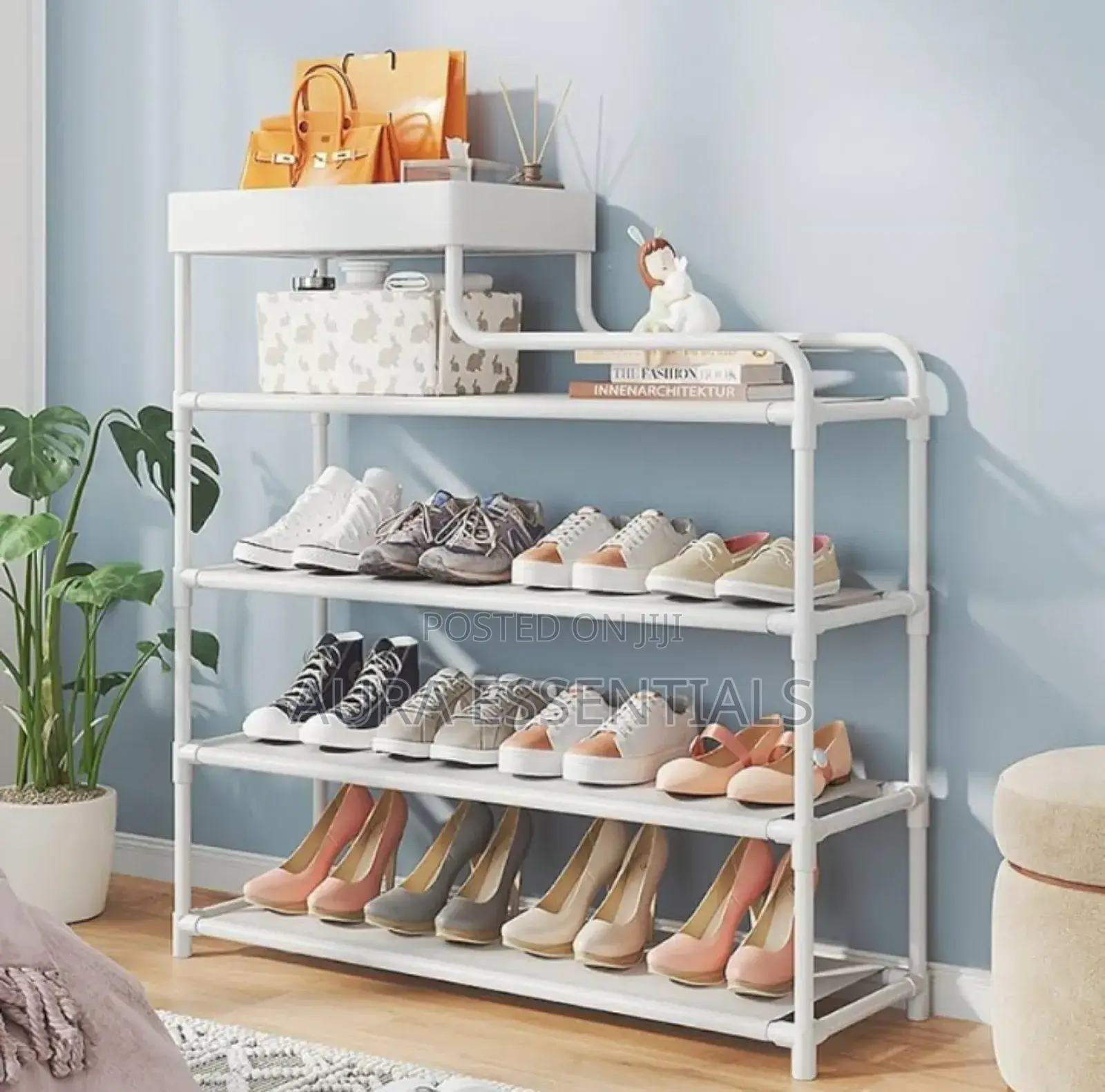 Versatile Shoe Cabinet With Storage Rack