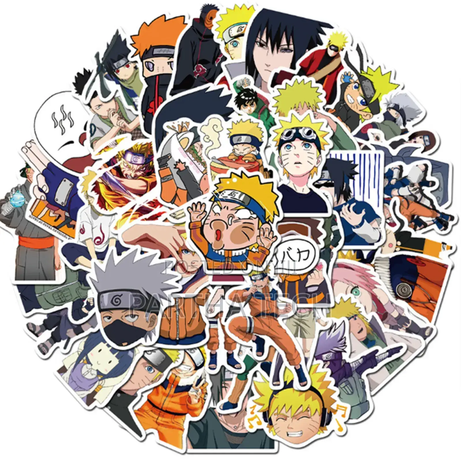 25pcs Naruto Anime Stickers