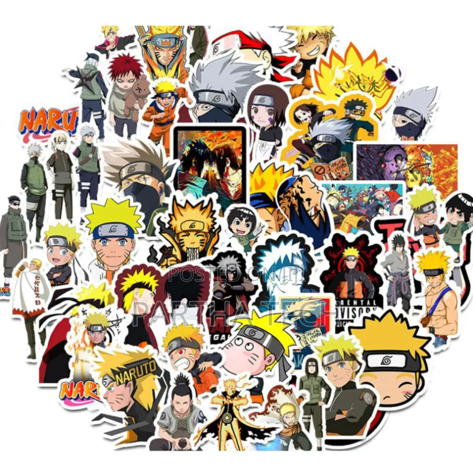 25pcs Naruto Anime Stickers