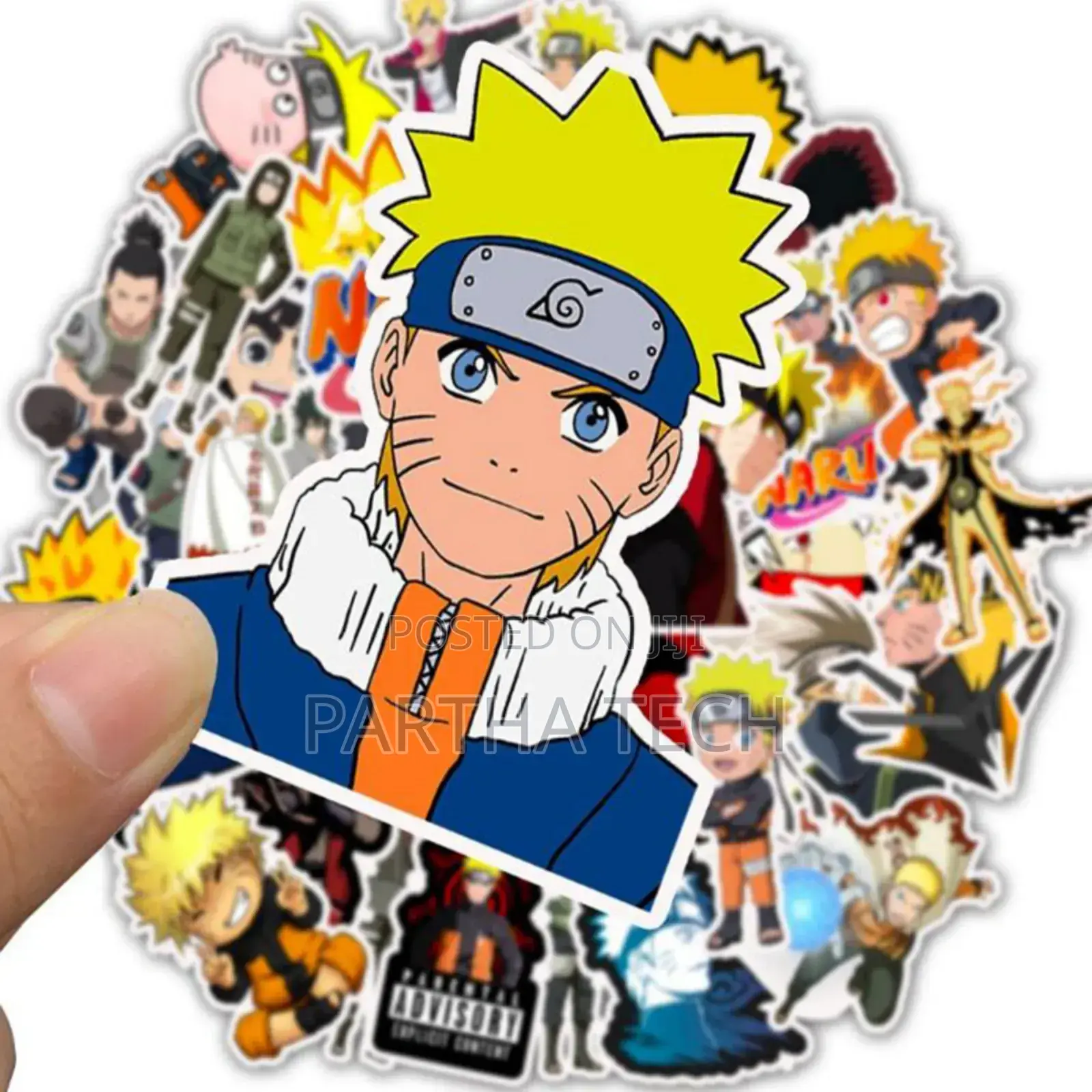 25pcs Naruto Anime Stickers