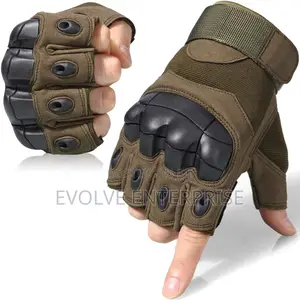 Tactical Fingerless Gloves for Gym Motorbike Motorcycle