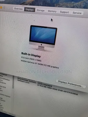 Desktop Computer Apple iMac 8GB Intel Core i5 HDD+SSD 500GB