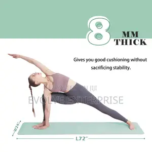 Fitness Exercise Yoga Mat With Carrying Strap