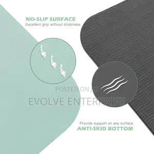 Fitness Exercise Yoga Mat With Carrying Strap