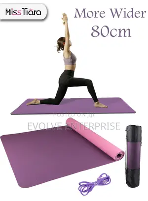 Extra Thick Yoga Mat 1/3'' Non Slip for Dynamic Yoga