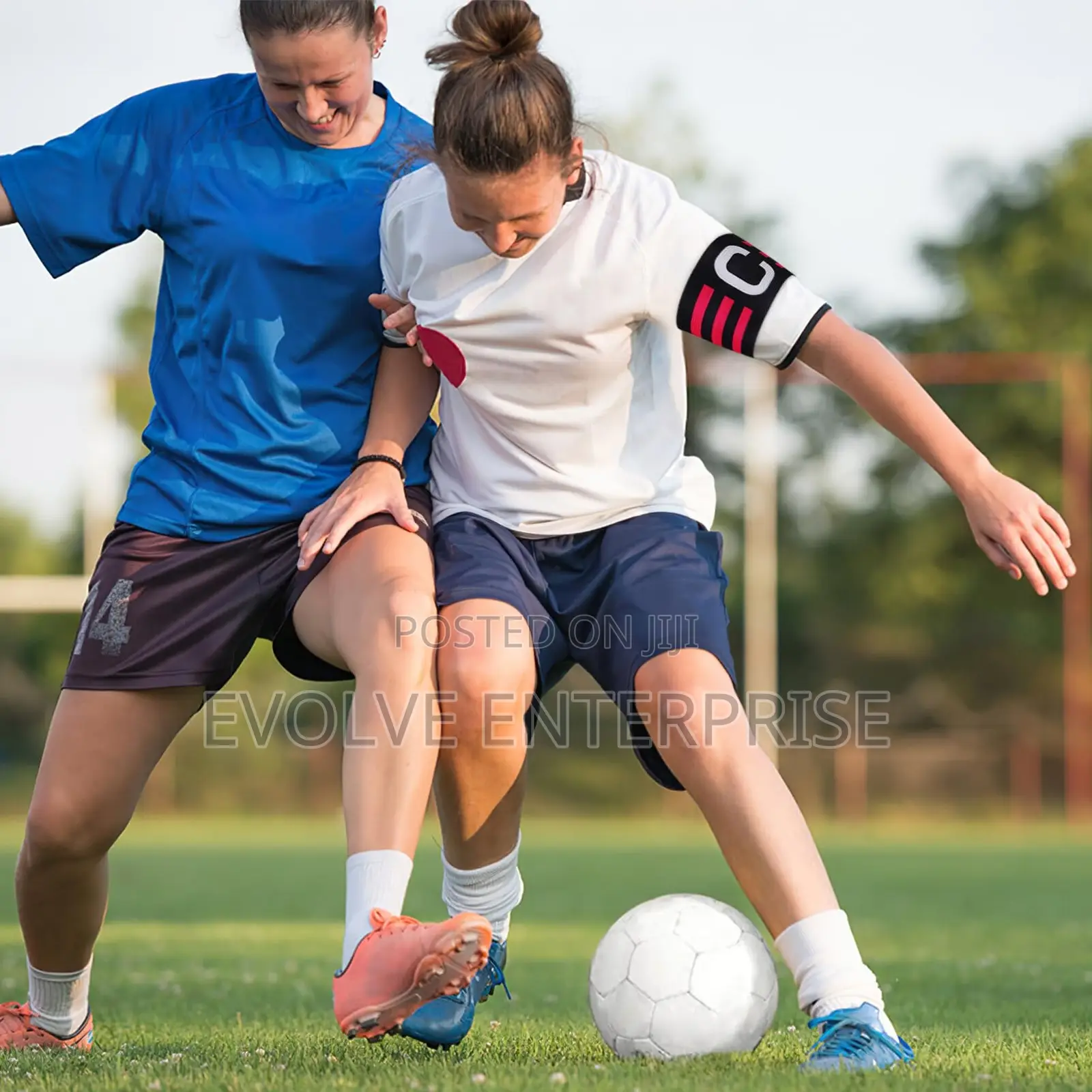 Football Soccer Sports Arm Adjustable Bands Captain Armband