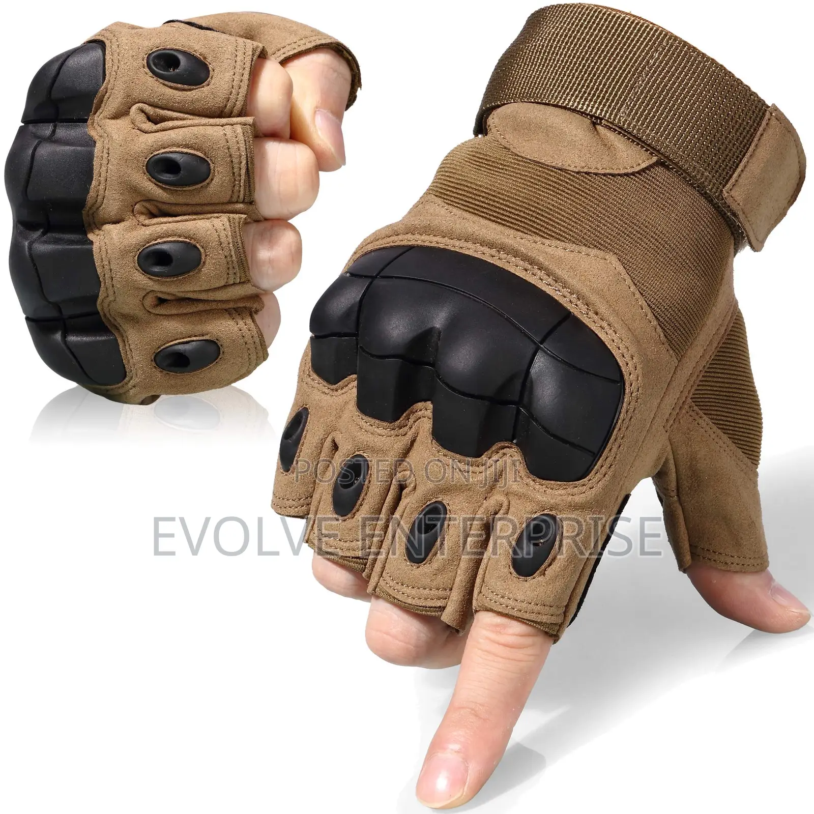 Outdoor Fingerless Gloves for Men Biking Motorcycle Gloves