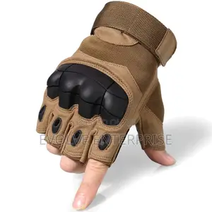 Outdoor Fingerless Gloves for Men Biking Motorcycle Gloves