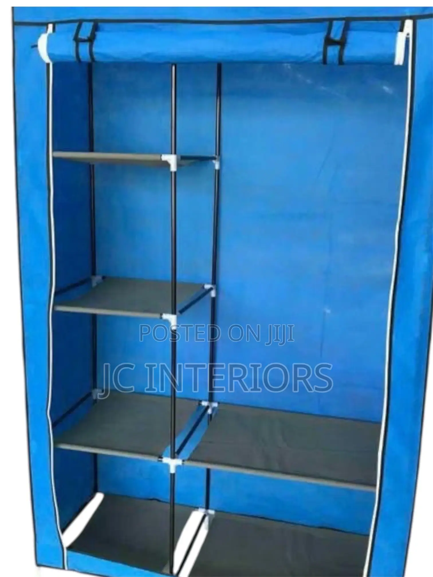 Two Column Metallic Closet