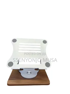 Adjustable Metal Laptop Stand With 360° Rotating Base