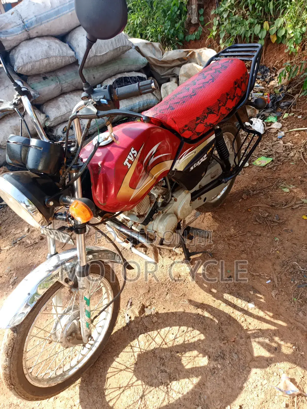 TVS XL 100 2009 Red