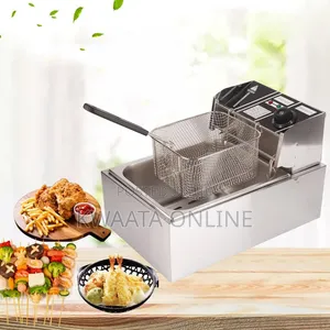 6l Nima Electric Deep Fryer, Stainless Steel