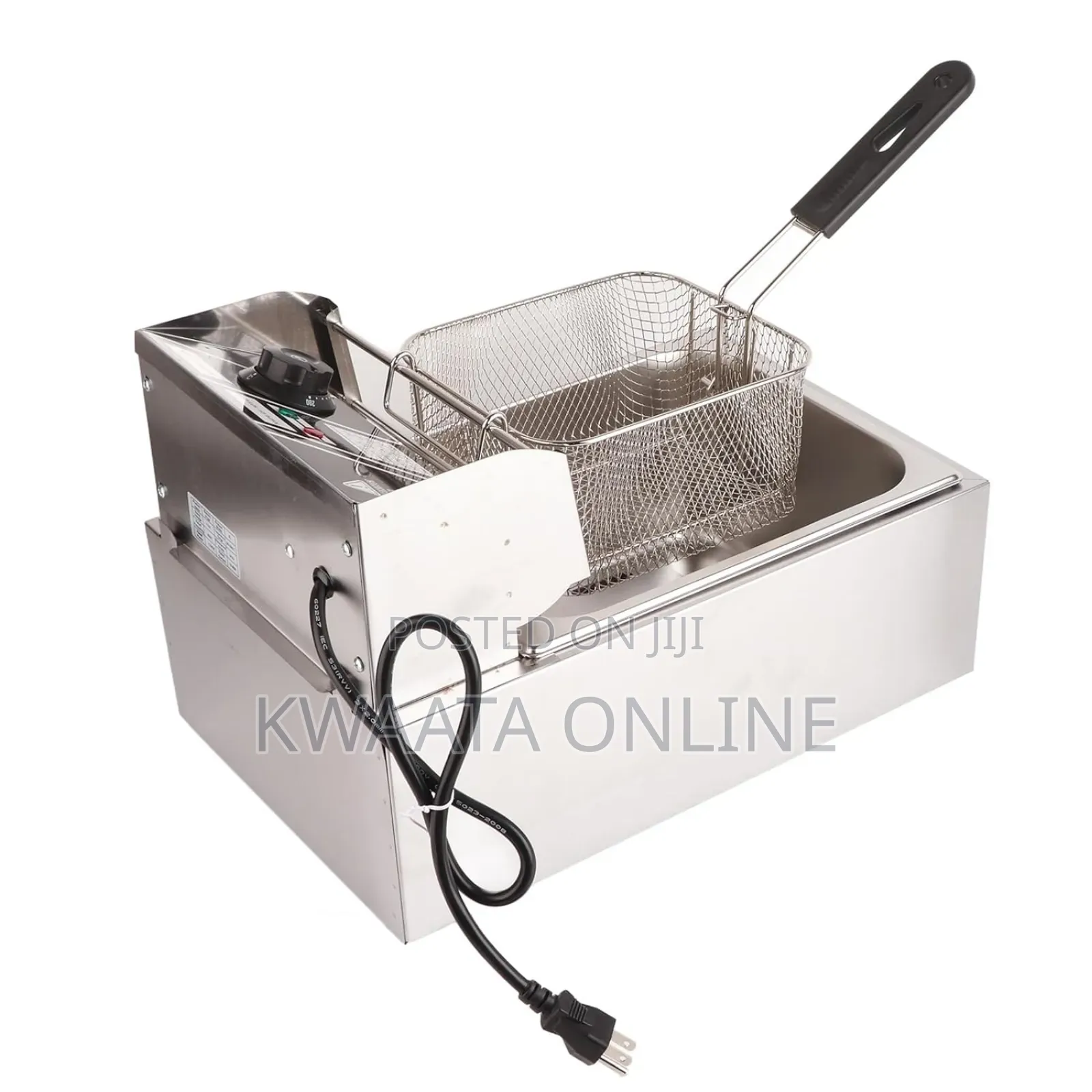 6l Nima Electric Deep Fryer, Stainless Steel