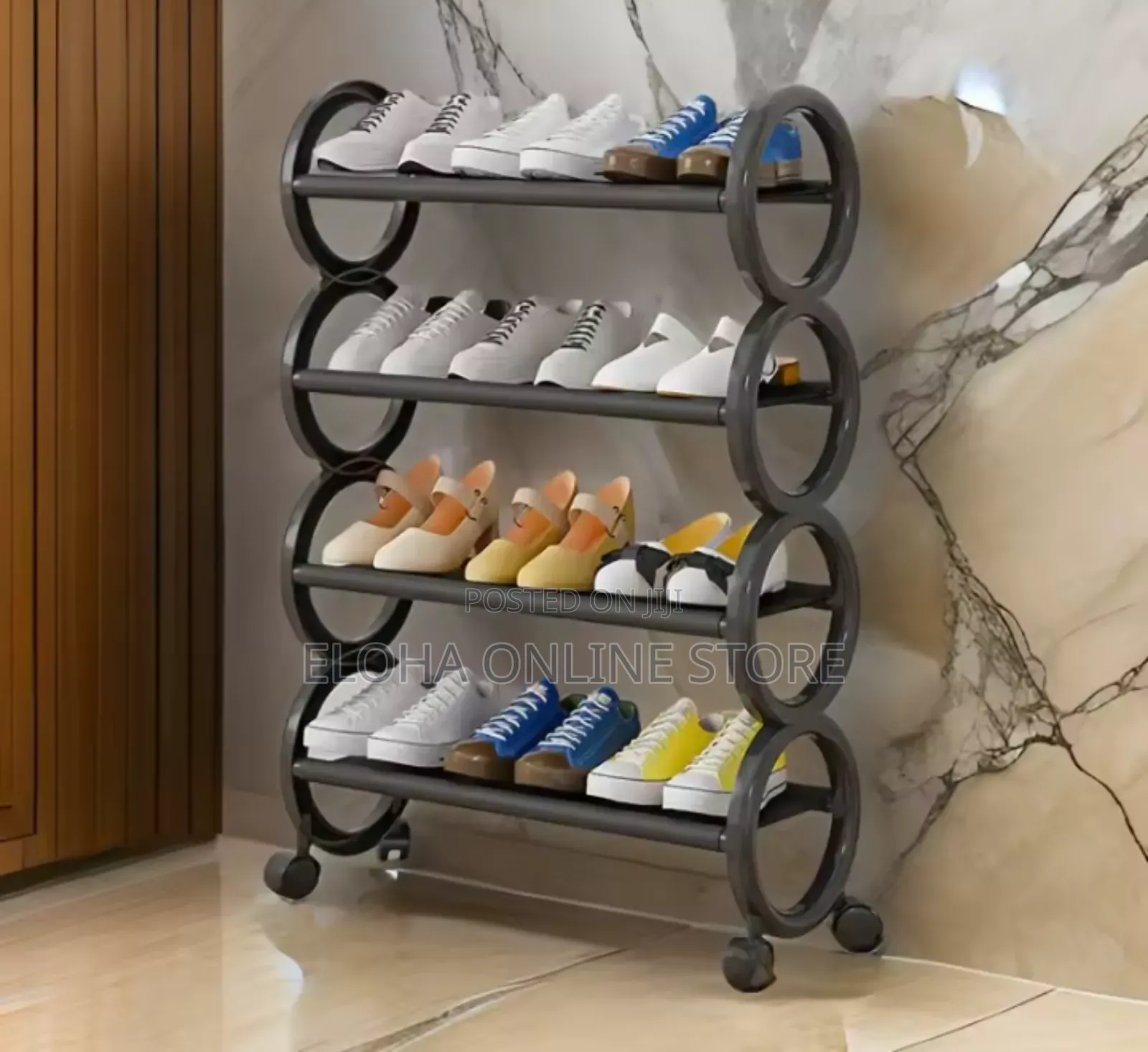 Generic Durable Shoerack With Wheels for Hallways Bedrooms