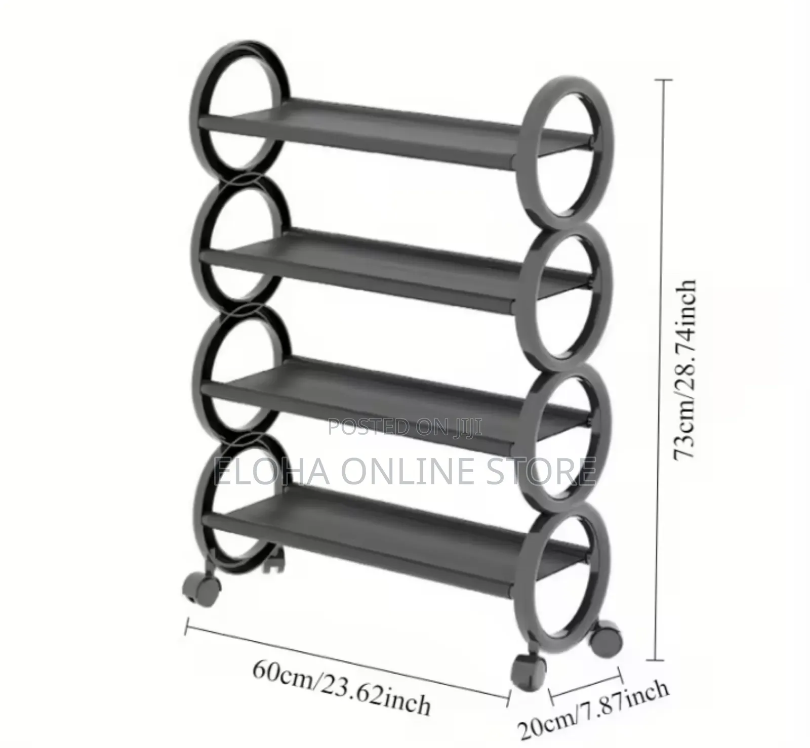 Generic Durable Shoerack With Wheels for Hallways Bedrooms