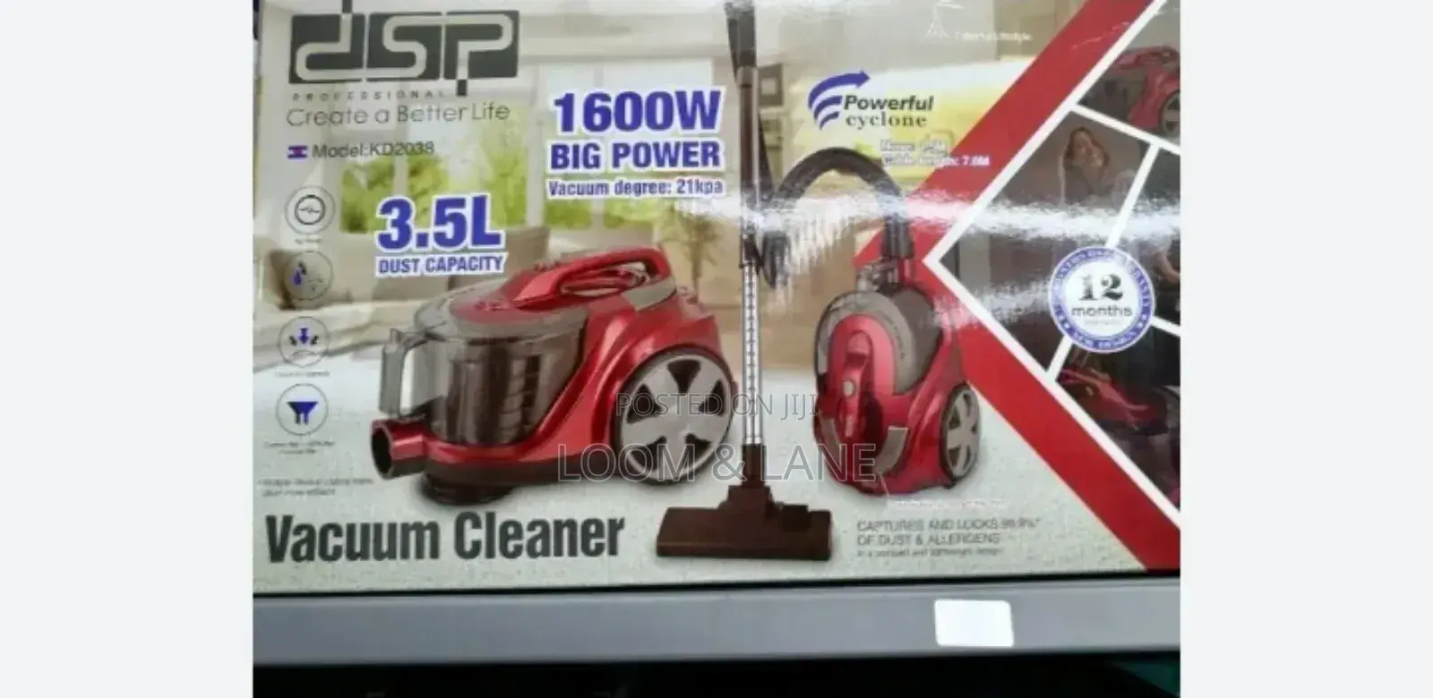 DSP 1600w Big Power Vacuum Cleaner