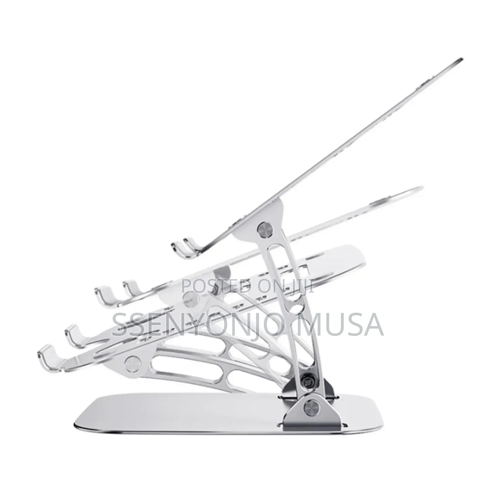 Aluminum Alloy Adjustable Laptop Stand - Folding Portable.