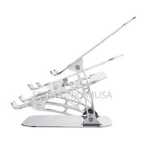 Aluminum Alloy Adjustable Laptop Stand - Folding Portable.